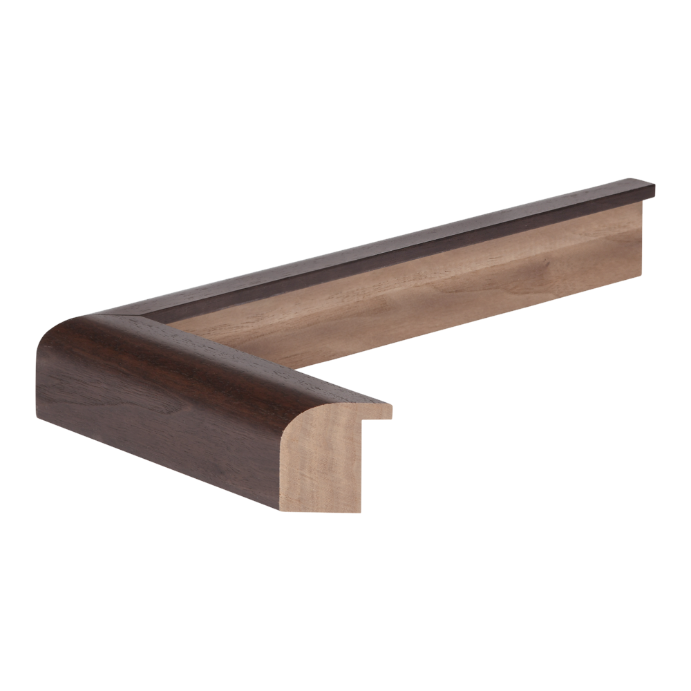 Alden Dark Walnut Curved Cap 1 1/8"