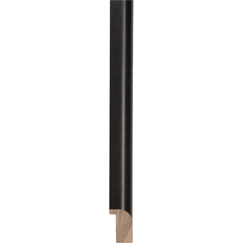 Alden Ebonized Walnut Curved Cap 1 1/8"