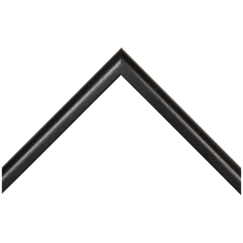 Alden Ebonized Walnut Curved Cap 3/4"