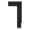 Bauhaus II Black Float 2"