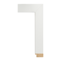 Bauhaus II Wide White Flat 2"