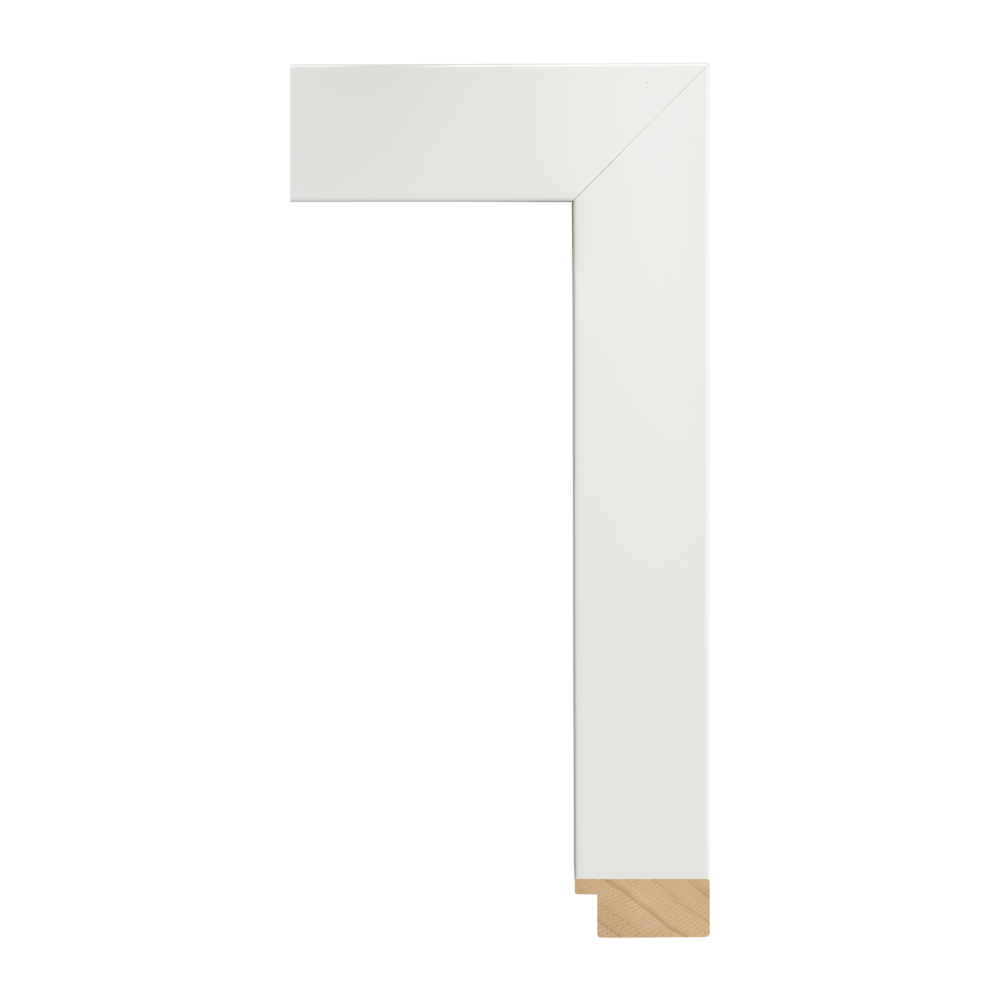 Bauhaus II Wide White Flat 2"