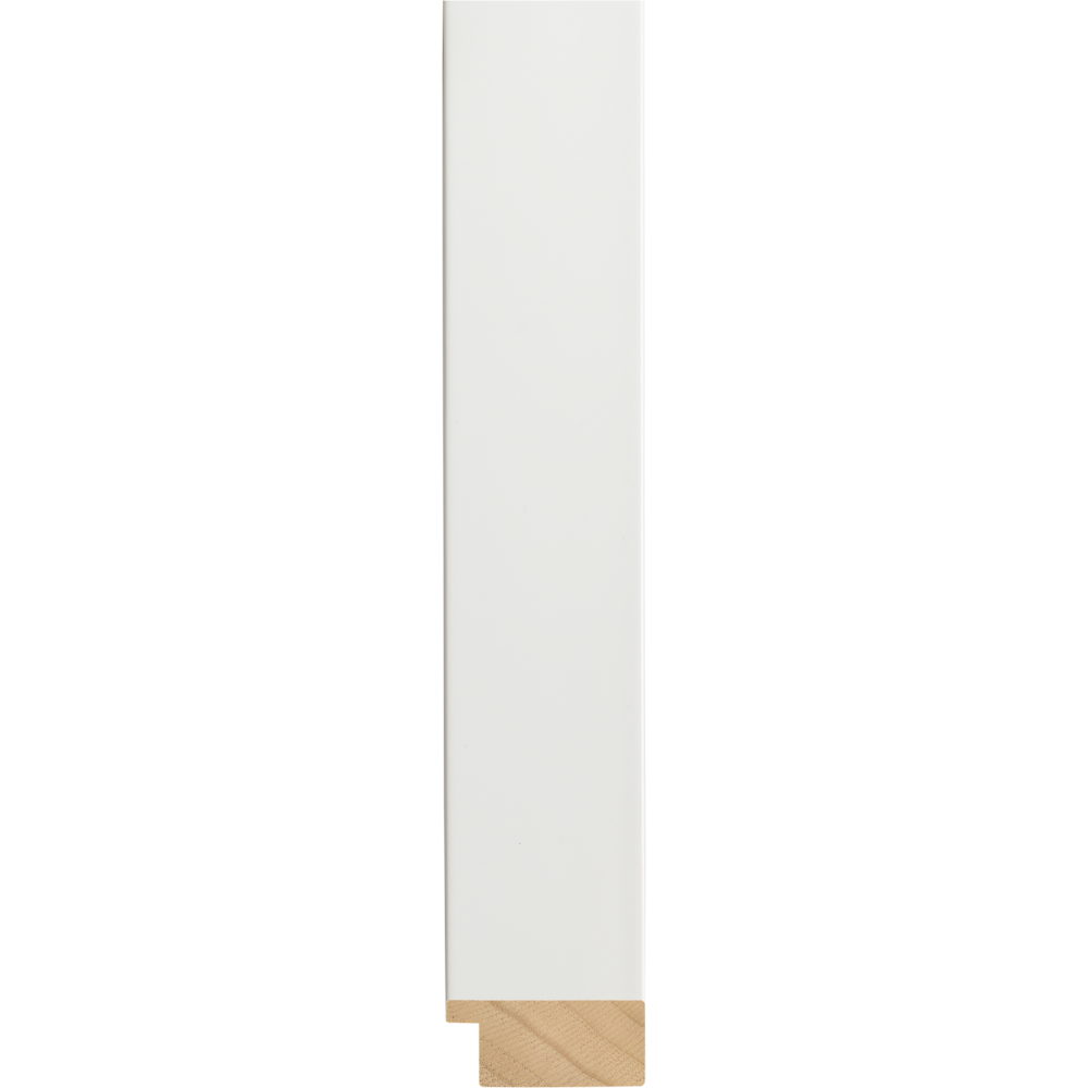 Bauhaus II Wide White Flat 2"