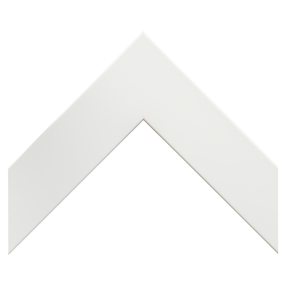 Bauhaus II Wide White Flat 2"