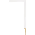 Bauhaus Shadowbox White 3/4"