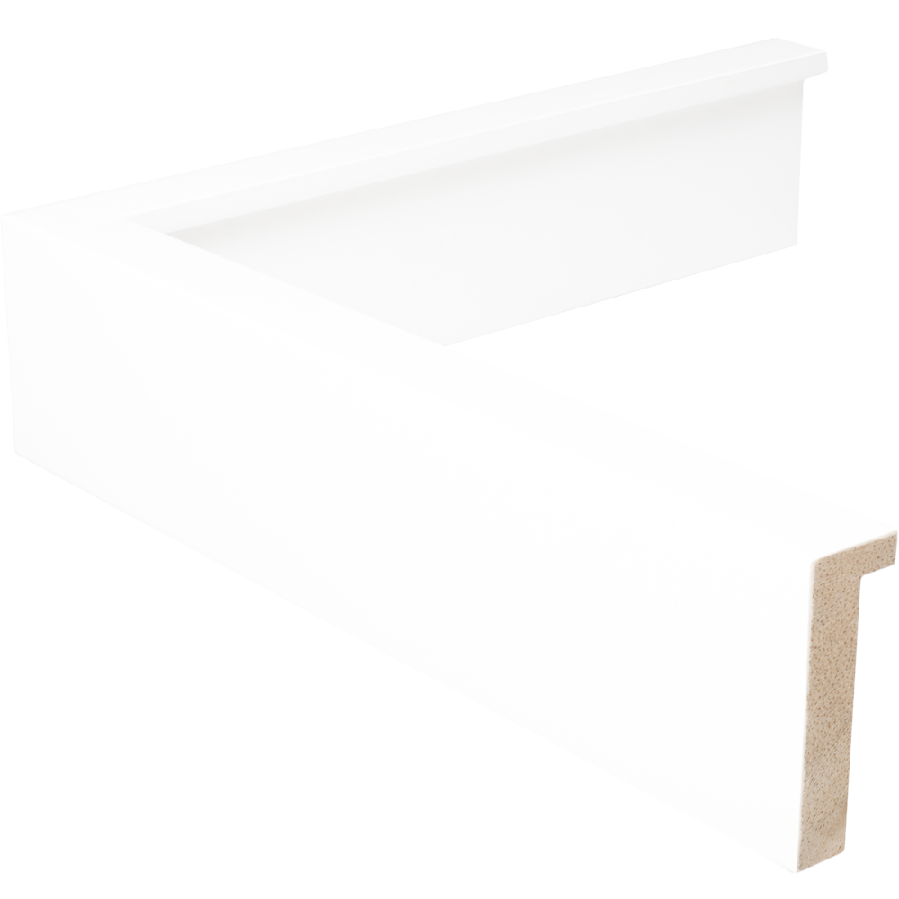 Bauhaus Shadowbox White 3/4"