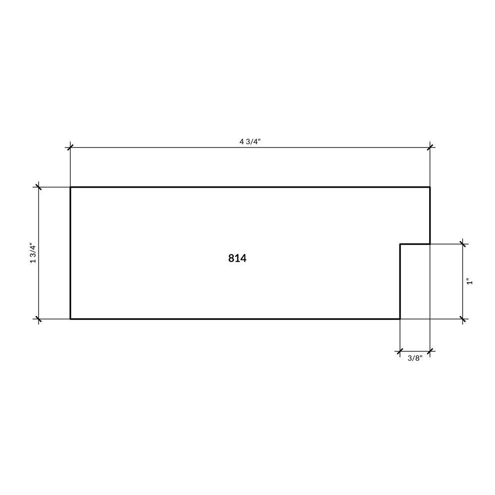 Dillon Walnut Beam 4 3/4"