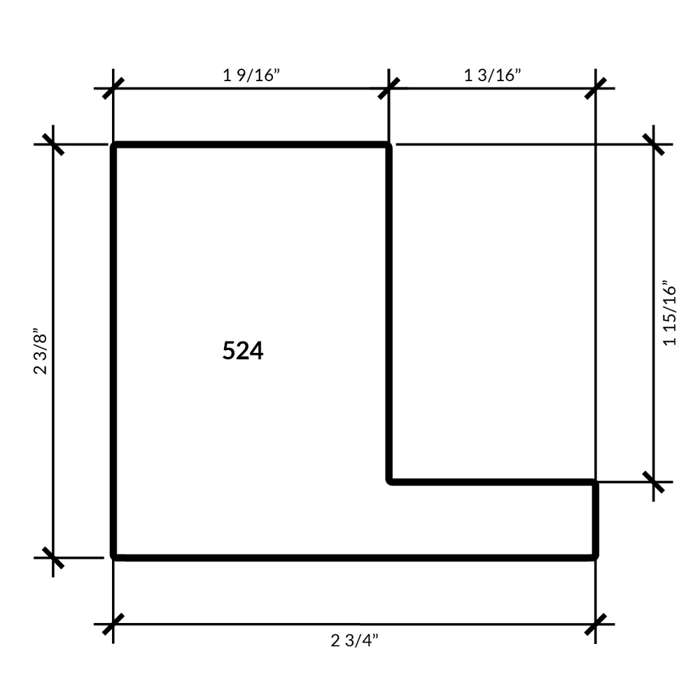 Gallery One Float White 2 3/4"