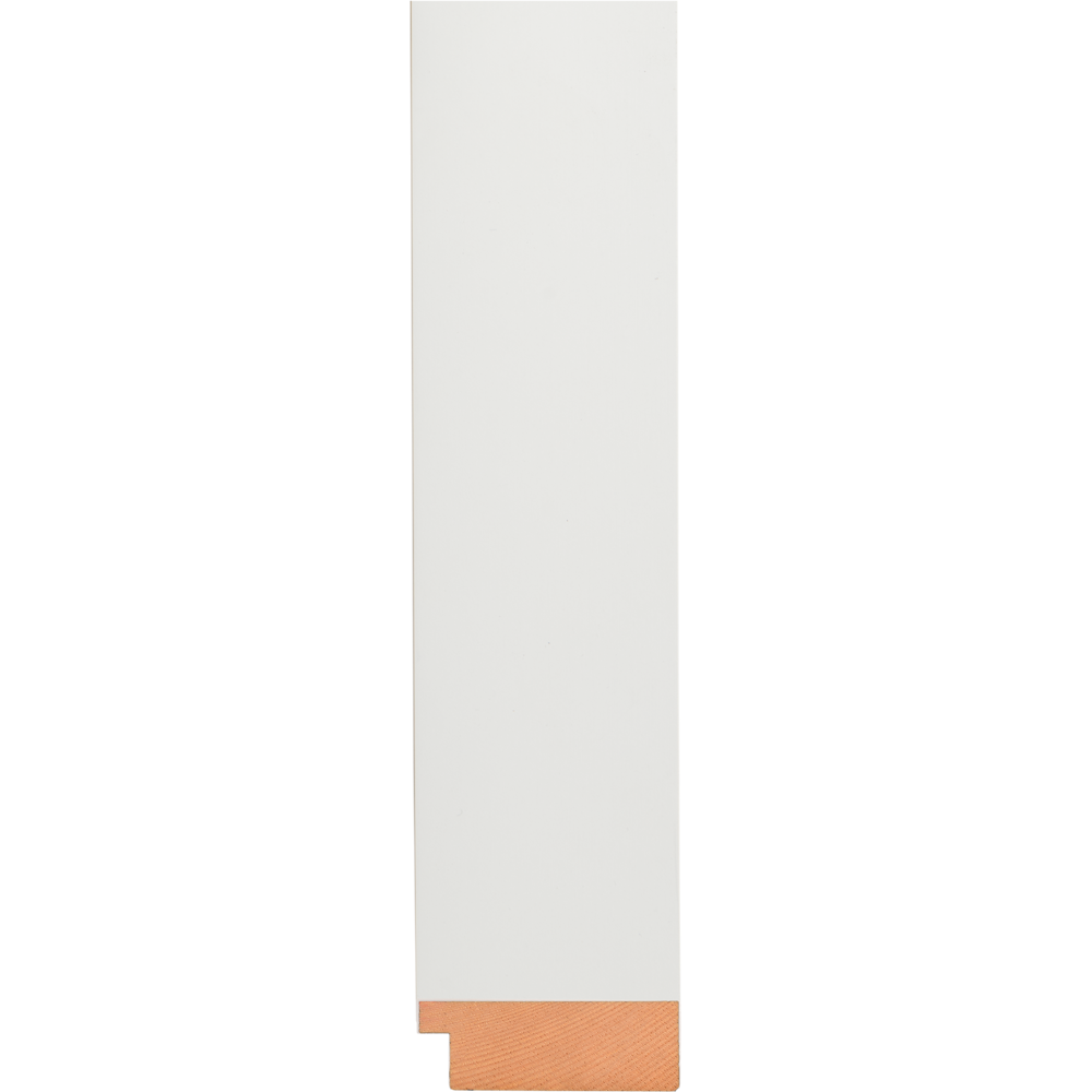 Jasper White Flat 2 1/2"