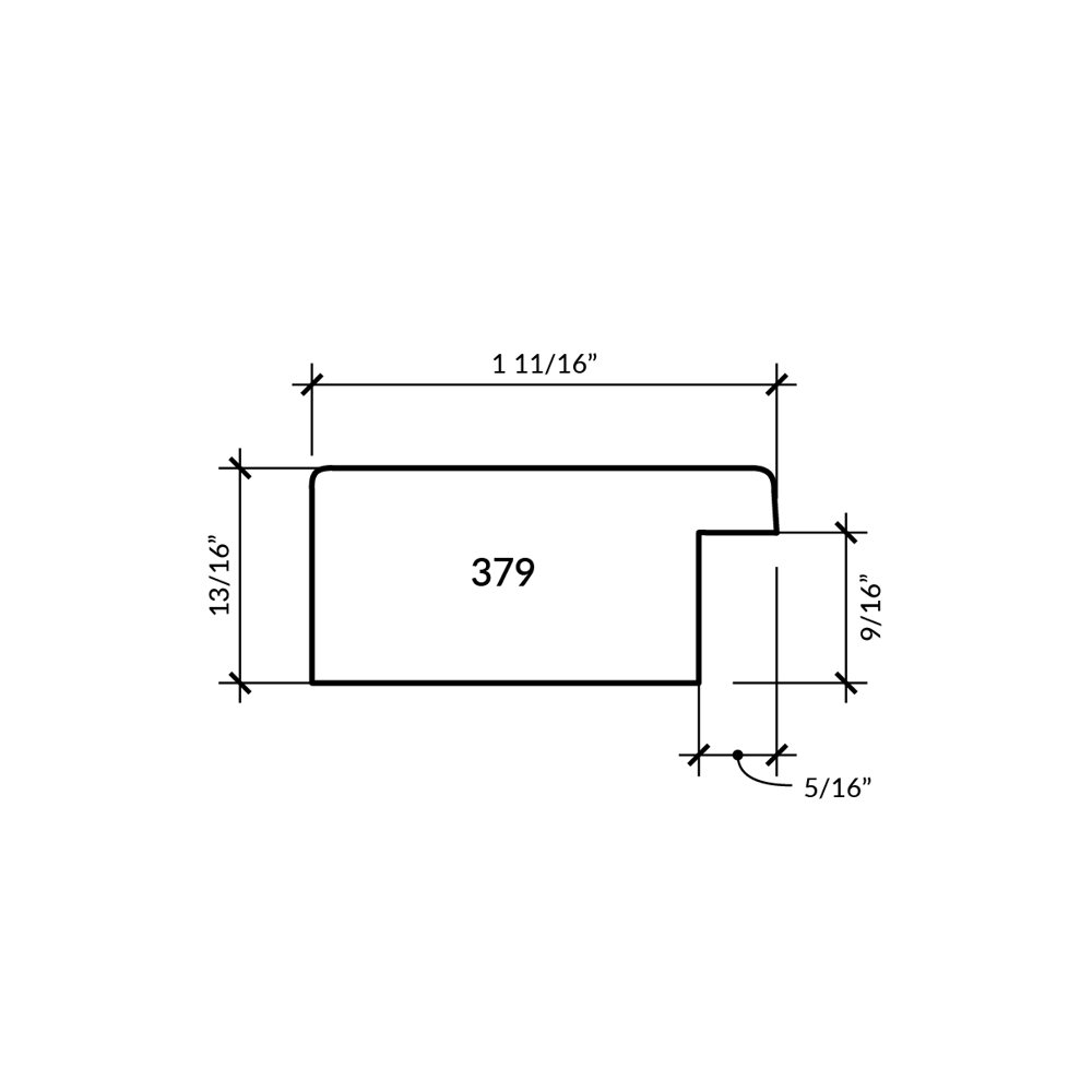 Lancaster Split Rail Tan 1 3/4"