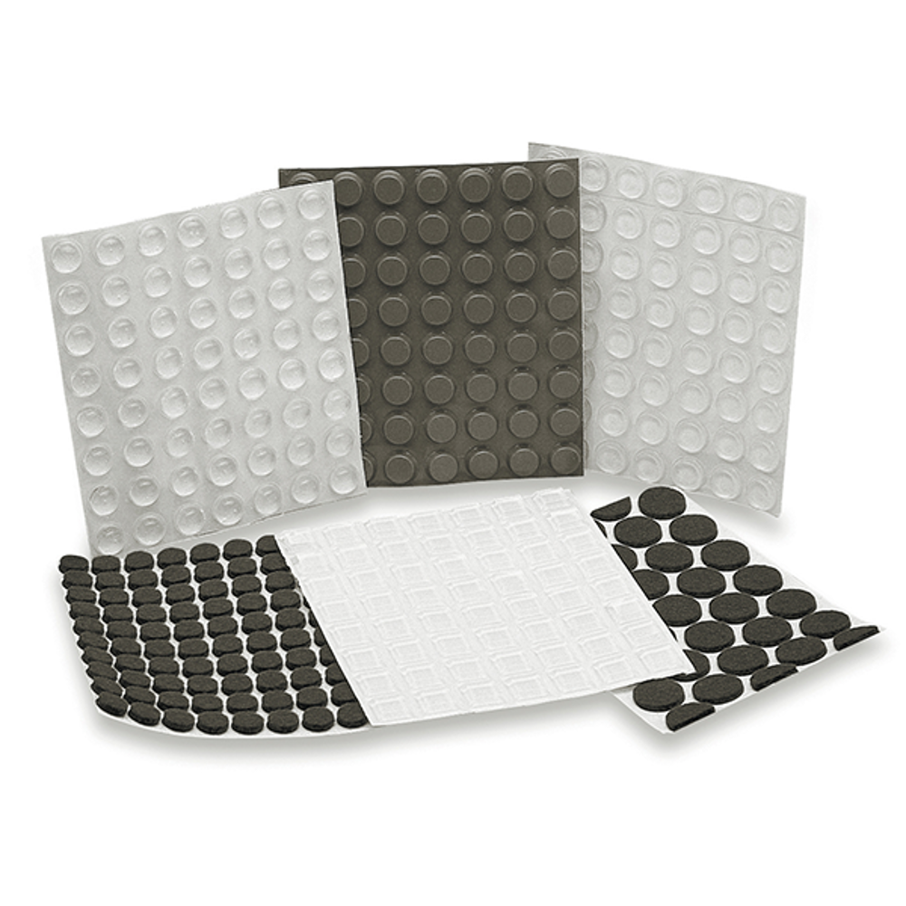 LJ 5/8" Brown Felt Pads
