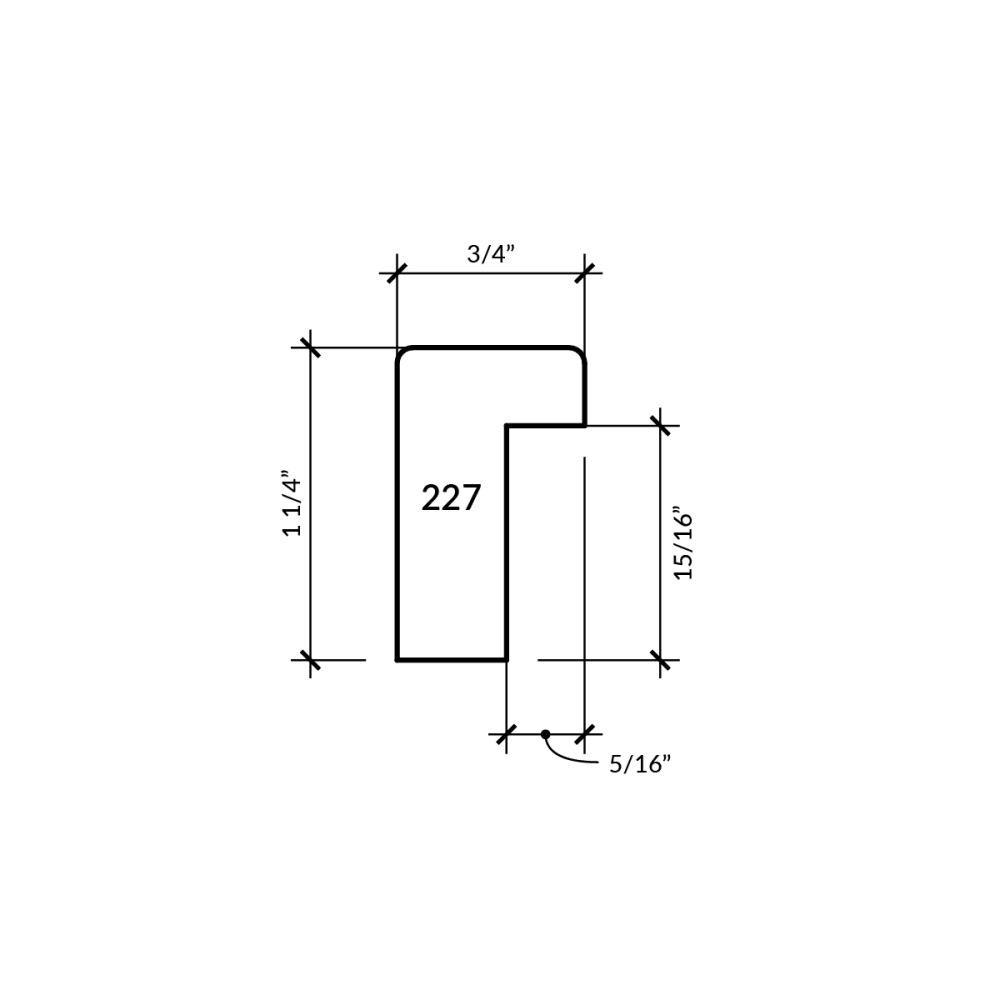 Milo Maple 3/4"